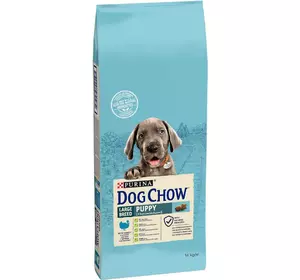 Сухий корм для цуценят великих порід Dog Chow Puppy Large Breed з індичкою, 14 кг Сухий корм для цуценят великих порід Dog Chow Puppy Large Breed з індичкою, 14 кг