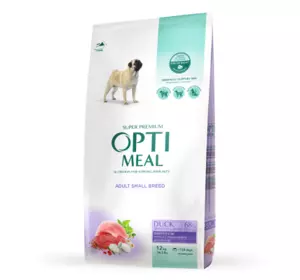 Сухий корм ​​Optimeal для собак малих порід качка 12 кг