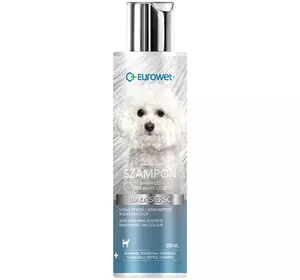 Шампунь Eurowet Shampoo For White Coat для собак зі світлою шерстю 200 мл Шампунь Eurowet Shampoo For White Coat для собак зі світлою шерстю 200 мл
