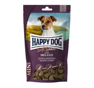 Ласощі Happy Dog Soft Snack Mini Ireland для собак дрібних порід (лосось/кролик), 100 г Ласощі Happy Dog Soft Snack Mini Ireland для собак дрібних порід (лосось/кролик), 100 г