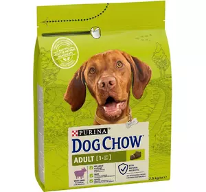 Сухий корм для дорослих собак Dog Chow Adult Lamb з ягням, 2.5 кг Сухий корм для дорослих собак Dog Chow Adult Lamb з ягням, 2.5 кг