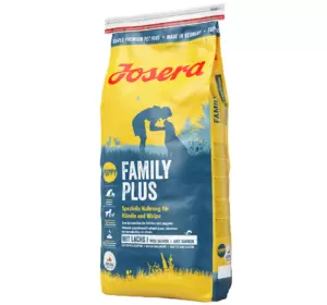 Сухий корм Josera Family Plus (Йозера Фемілі Плюс) для цуценят, вагітних і годуючих собак 15 кг