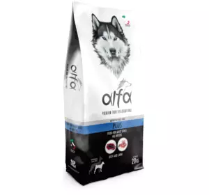 Корм преміум класу Alfa Plus сухий корм для адорослих собак всіх порід середньої активності, 20 кг Корм преміум класу Alfa Plus сухий корм для адорослих собак всіх порід середньої активності, 20 кг