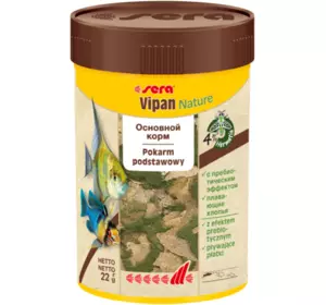 Корм Sera Vipan Nature (Сера Віпан) для акваріумних риб усіх видів 100 мл (22 г) Корм Sera Vipan Nature (Сера Віпан) для акваріумних риб усіх видів 100 мл (22 г)