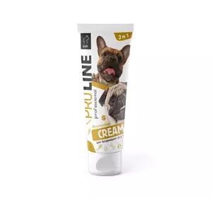 Зволожуючий крем PROLINE для дбайливого догляду за шкірою безшерстих котів та собак зі складками шкіри 60 мл, Круг Зволожуючий крем PROLINE для дбайливого догляду за шкірою безшерстих котів та собак зі складками шкіри 60 мл, Круг