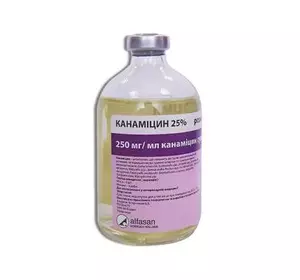 Канаміцин 25% 100 мл Alfasan, Нідерланди Канаміцин 25% 100 мл Alfasan, Нідерланди