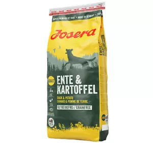 Сухий корм Josera Ente & Kartoffel (Йозера Качка і Картопля) без злаків для дорослих собак 15 кг Сухий корм Josera Ente & Kartoffel (Йозера Качка і Картопля) без злаків для дорослих собак 15 кг