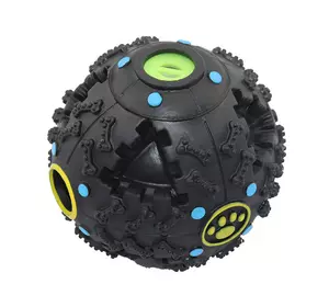 Іграшка М'яч-годівниця з лапками зі звуком 7,5 см EV001