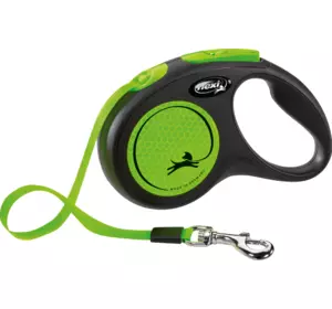 Flexi Neon S поводок-рулетка ( 5м, до 15кг, стрічка ) Flexi Neon S поводок-рулетка ( 5м, до 15кг, стрічка )