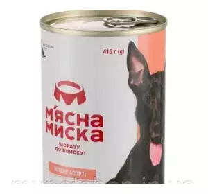 Паштет Пет Шеф Pet Chef М'ясна миска асорті для дорослих собак, 415 г Паштет Пет Шеф Pet Chef М'ясна миска асорті для дорослих собак, 415 г