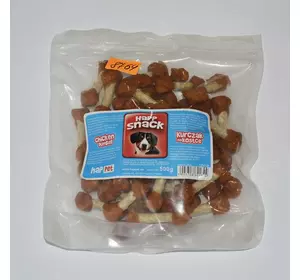 Гантелі з курячим м'ясом для собак 500 г Гантелі з курячим м'ясом для собак 500 г