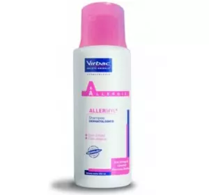Гіпоалергенний шампунь для кішок і собак Алерміл Allermyl з подразненою та сухою шкірою 200 мл, Virbac Гіпоалергенний шампунь для кішок і собак Алерміл Allermyl з подразненою та сухою шкірою 200 мл, Virbac