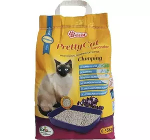 Pretty Cat Lavander (Претті Кет) наповнювач бентонітовий з ароматом лаванди 5 кг Pretty Cat Lavander (Претті Кет) наповнювач бентонітовий з ароматом лаванди 5 кг