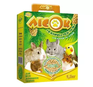 Наповнювач Лісок-3 для гризунів деревина 1.5 кг Лорі Наповнювач Лісок-3 для гризунів деревина 1.5 кг Лорі