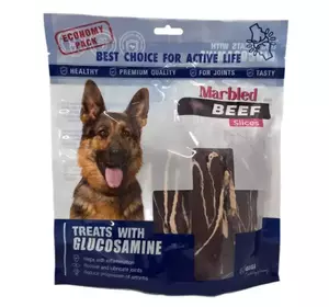 Смаколики GiGi "Слайси з м'яса мармурової яловичини" / ласощі Marbled Beef Slices 340 г Смаколики GiGi "Слайси з м'яса мармурової яловичини" / ласощі Marbled Beef Slices 340 г