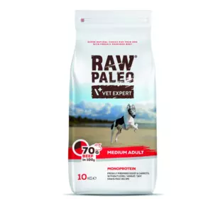 Сухий корм для собак Vet Expert Raw Paleo Adult Medium Beef з яловичиною, 10 кг Сухий корм для собак Vet Expert Raw Paleo Adult Medium Beef з яловичиною, 10 кг