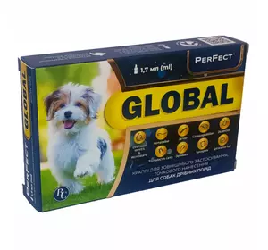 Краплі протипаразитарні PerFect Global для собак (1 шт. - 1.7 мл), Ветсинтез