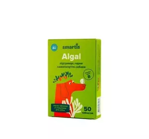 Вітаміни Algal Smartis для підтримки загального стану здоров'я собак 50 таблеток
