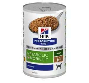 Хіллс Hill’s PRESCRIPTION DIET Metabolic + Mobility зниження ваги і підтримка суглобів (консерва), 370 г Хіллс Hill’s PRESCRIPTION DIET Metabolic + Mobility зниження ваги і підтримка суглобів (консерва), 370 г