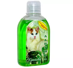 Шампунь "Ляпушка" - "Кропива" живлення шерсті для котів, 240 мл (Круг) Шампунь "Ляпушка" - "Кропива" живлення шерсті для котів, 240 мл (Круг)