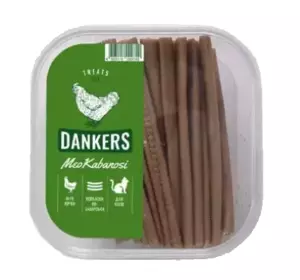 Ласощі для домашніх тварин MeoCubes Курячі ковбаски по-баварськи для котів 100 г Ласощі для домашніх тварин MeoCubes Курячі ковбаски по-баварськи для котів 100 г