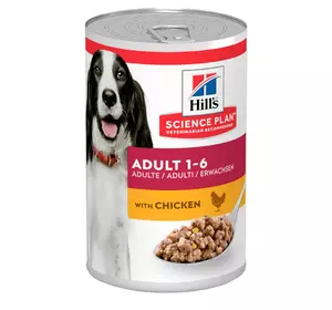 HILL'S SCIENCE PLAN Adult Вологий Корм для собак з куркою - 370 г HILL'S SCIENCE PLAN Adult Вологий Корм для собак з куркою - 370 г