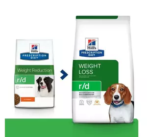 Сухий корм для собак Хіллс Hills PD Canine r/d з куркою для зниження ваги 10 кг Сухий корм для собак Хіллс Hills PD Canine r/d з куркою для зниження ваги 10 кг