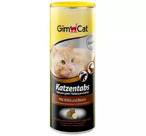 Витамины Gimborn GimCat Katzentabs Дичь и биотин 710 таблеток