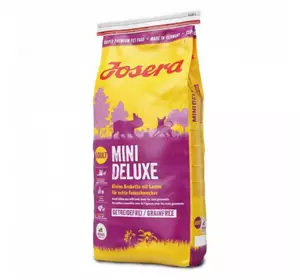 Сухой корм Josera MiniDeluxe (Йозера МініДелюкс) з ягням для собак малих пород, 15 кг Сухой корм Josera MiniDeluxe (Йозера МініДелюкс) з ягням для собак малих пород, 15 кг