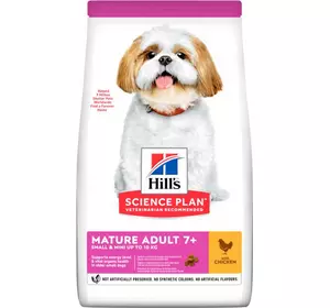 Корм для літніх собак Хіллс Hills SP Mature Adult 7+ з куркою для міні та малих порід собак 3 кг