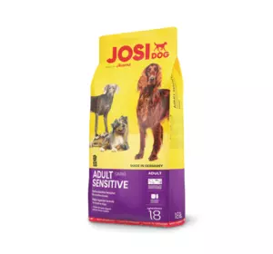 Сухий корм Josera JosiDog Adult Sensitive (ЙозіДог Едалт Сенсітів) для собак з чутливим травленням, 18 кг Сухий корм Josera JosiDog Adult Sensitive (ЙозіДог Едалт Сенсітів) для собак з чутливим травленням, 18 кг