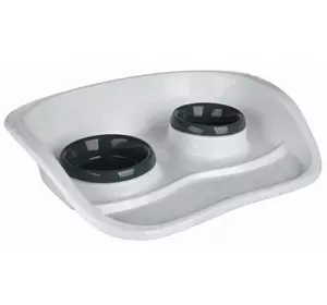 Trixie TX-24721 Миски на пластиковій підставці для кішок Trixie TX-24721 Миски на пластиковій підставці для кішок