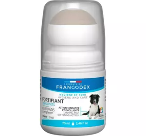 Засіб для зміцнення подушечок лап Francodex (Франкодекс) для собак (роликовий), 70 мл Засіб для зміцнення подушечок лап Francodex (Франкодекс) для собак (роликовий), 70 мл
