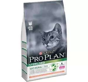 Purina Pro Plan Sterilised 1.5 кг корм для стерилізованих котів з лососем