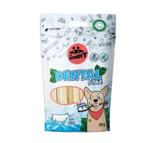 Ласощі для собак Містер Бандіт Mr.Bandit Дентал палички для здоров'я зубів собак з яловичиною, 70 г Ласощі для собак Містер Бандіт Mr.Bandit Дентал палички для здоров'я зубів собак з яловичиною, 70 г