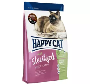 Сухий корм Happy Cat Sterilised Weide Lamm для стерилізованих кішок з ягням, 300 г Сухий корм Happy Cat Sterilised Weide Lamm для стерилізованих кішок з ягням, 300 г
