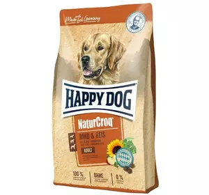 Happy Dog NaturCroq Rind&Reis корм для собак з яловичиною та рисом, 1 кг Happy Dog NaturCroq Rind&Reis корм для собак з яловичиною та рисом, 1 кг