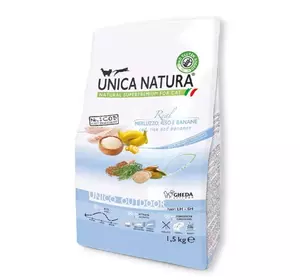 Сухий корм для кішок Геда Gheda Unica Natura Outdoor корм для вуличних котів (тріска, рис та банани), 1.5 кг Сухий корм для кішок Геда Gheda Unica Natura Outdoor корм для вуличних котів (тріска, рис та банани), 1.5 кг