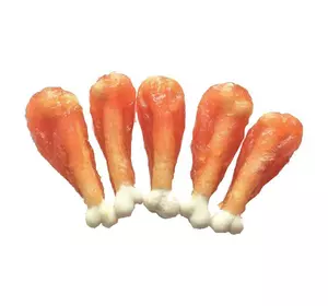 Ласощі для собак Ніжка з м'яса курки на пресній пресованій кістці 500 г Lucky Star (DM006) Ласощі для собак Ніжка з м'яса курки на пресній пресованій кістці 500 г Lucky Star (DM006)