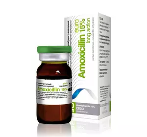 Амоксицилін 15% (10 мл) Euro Амоксицилін 15% (10 мл) Euro