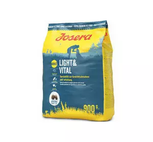 Сухий корм Josera Light & Vital (Йозера Лайт енд Вітал) для собак із зайвою вагою, 900 г Сухий корм Josera Light & Vital (Йозера Лайт енд Вітал) для собак із зайвою вагою, 900 г