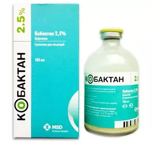Кобактан-2,5% (100 мл) INTERVET, Нідерланди Кобактан-2,5% (100 мл) INTERVET, Нідерланди