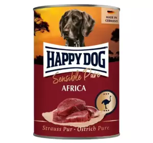 Happy Dog вологий корм для собак зі страусом Sens Pure Straus, 400 г Happy Dog вологий корм для собак зі страусом Sens Pure Straus, 400 г