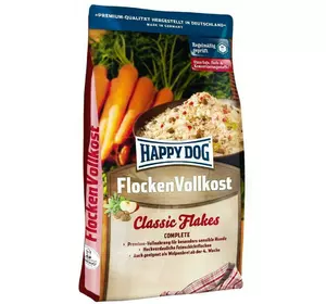 Happy Dog Flocken Vollkost корм у вигляді пластівців для цуценят та собак з чутливим травленням, 1 кг