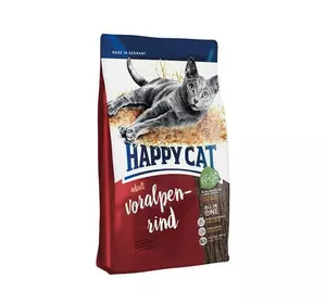 Happy Cat Culinary Voralpen Rind сухий корм для дорослих котів з яловичиною, 1.3 кг Happy Cat Culinary Voralpen Rind сухий корм для дорослих котів з яловичиною, 1.3 кг