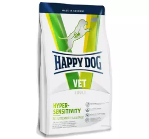 Дієтичний корм Happy Dog VET Diet Hypersensitivity для собак при харчовій алергії, 12 кг Дієтичний корм Happy Dog VET Diet Hypersensitivity для собак при харчовій алергії, 12 кг