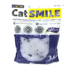 Силикагелевий наповнювач Cat Smile (Кет Смайл) з Квітковим ароматом 3.6 л (1,8 кг) Силикагелевий наповнювач Cat Smile (Кет Смайл) з Квітковим ароматом 3.6 л (1,8 кг)