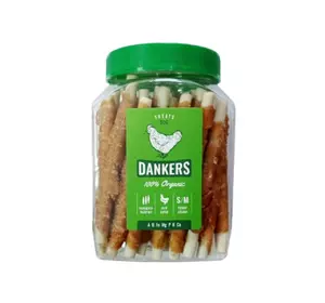Смачні ласощі Dankers кальцієва паличка з філе курки для собак, 500 г Смачні ласощі Dankers кальцієва паличка з філе курки для собак, 500 г