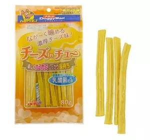 Жувальні ласощі ДоггіМен DoggyMan Cheese chewing Stick палички з сиром для собак 80 г Жувальні ласощі ДоггіМен DoggyMan Cheese chewing Stick палички з сиром для собак 80 г