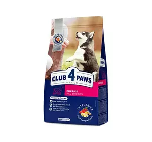 Повнораціонний сухий корм Club 4 Paws (Клуб 4 Лапи) Преміум для цуценят з високим вмістом курки, 400 г Повнораціонний сухий корм Club 4 Paws (Клуб 4 Лапи) Преміум для цуценят з високим вмістом курки, 400 г